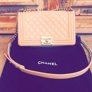 Boy nude medium Chanel handbag!